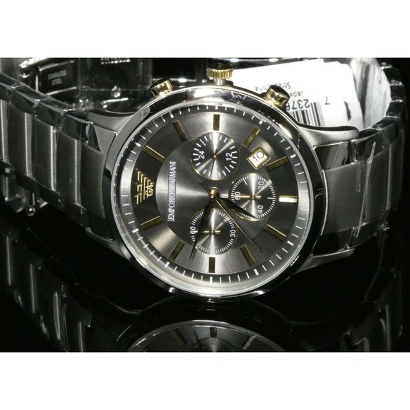 COPY - New Emporio Armani Men's Chronograph Silver - Picture 3 of 5